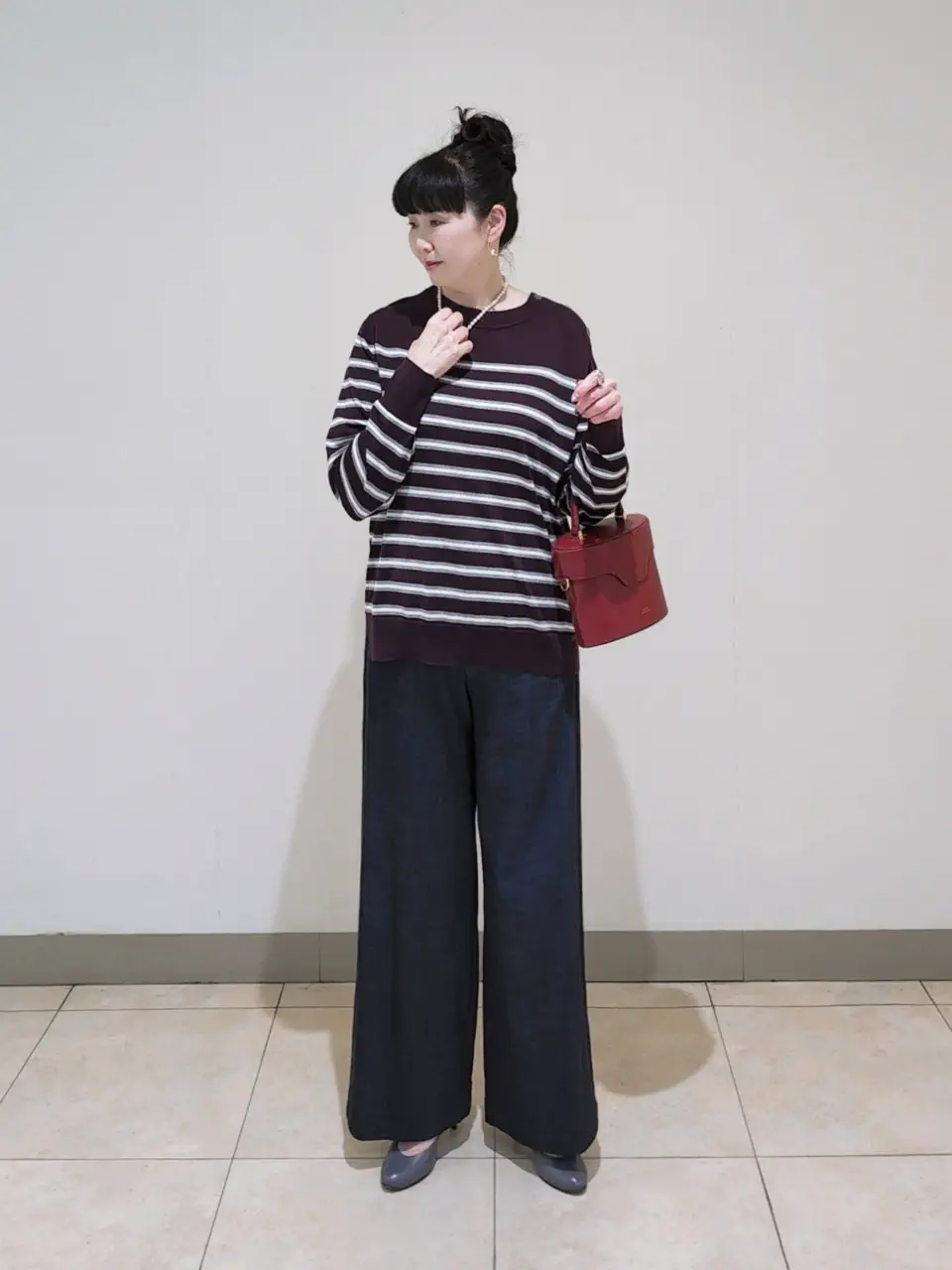 J.PRESS LADIES L スタッフ コーディネート画像