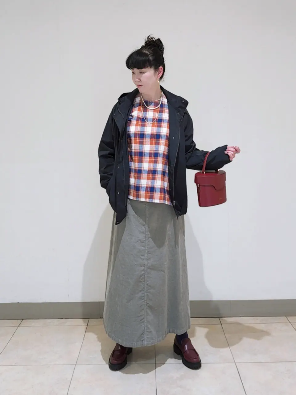 J.PRESS LADIES L スタッフ コーディネート画像