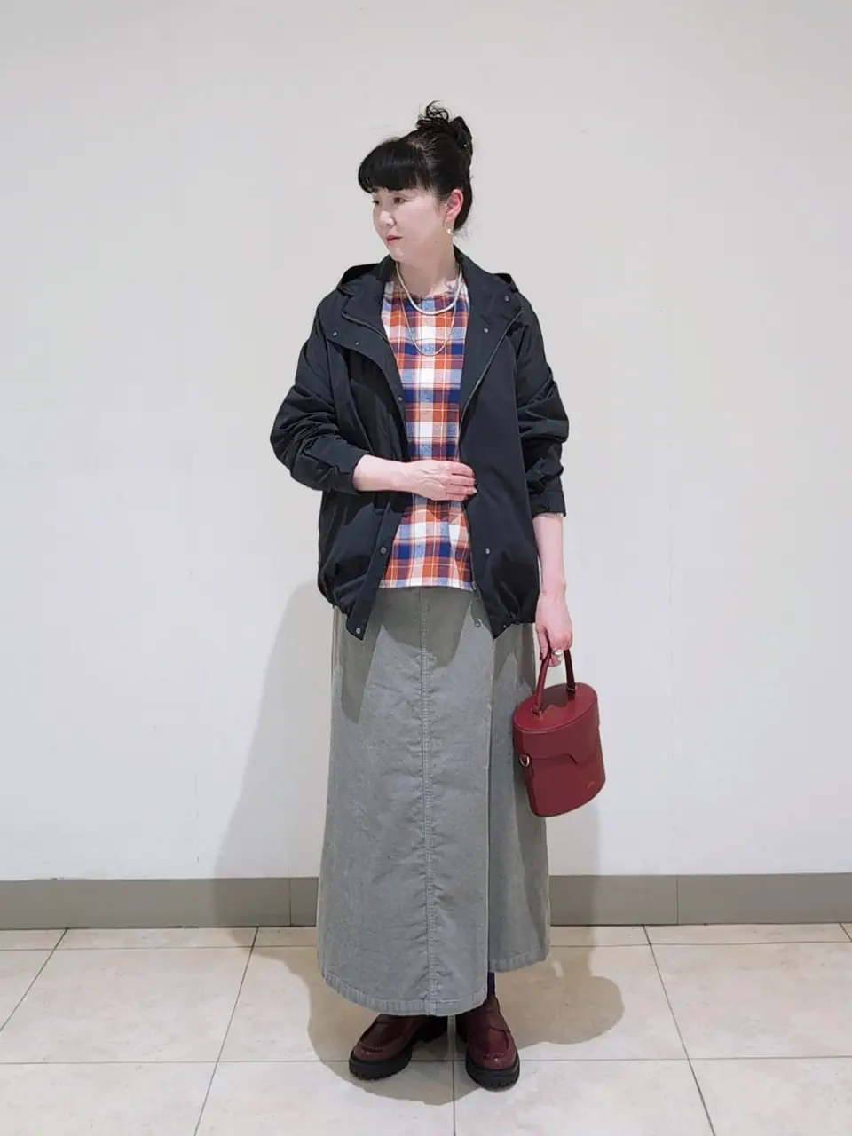 J.PRESS LADIES L スタッフ コーディネート画像