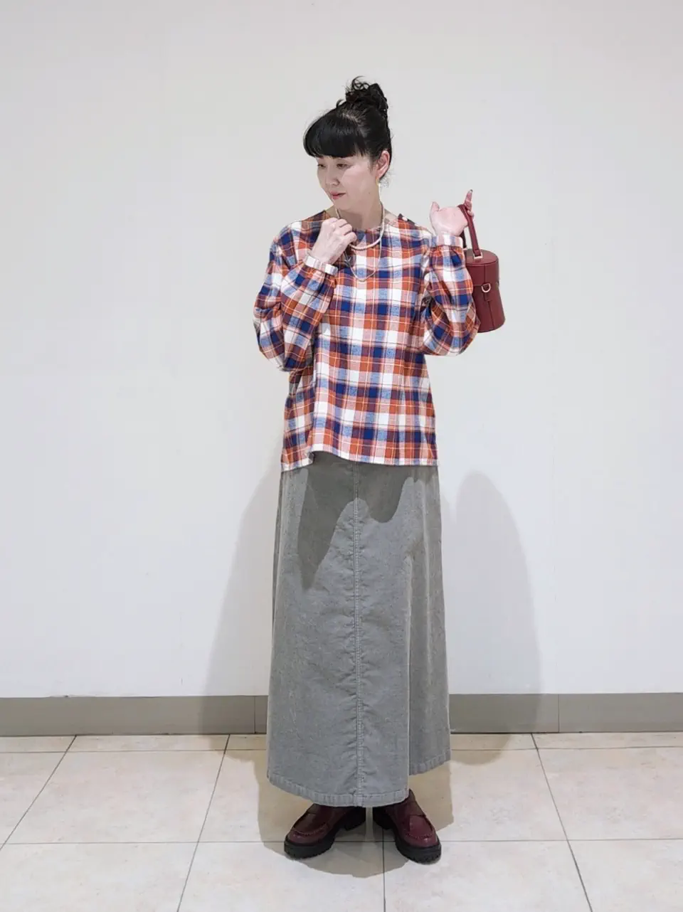 J.PRESS LADIES L スタッフ コーディネート画像