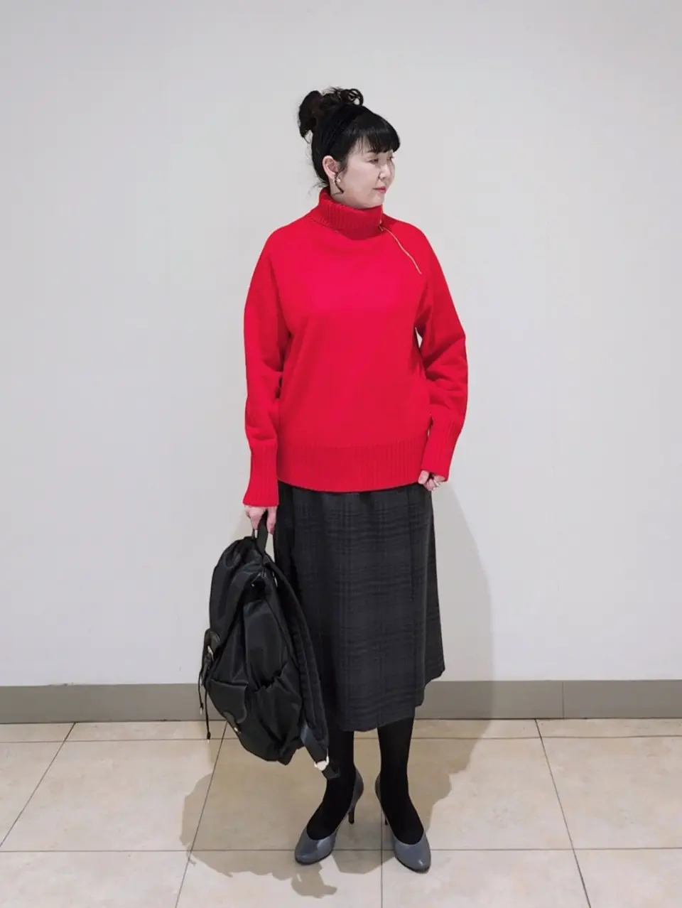 J.PRESS LADIES L スタッフ コーディネート画像