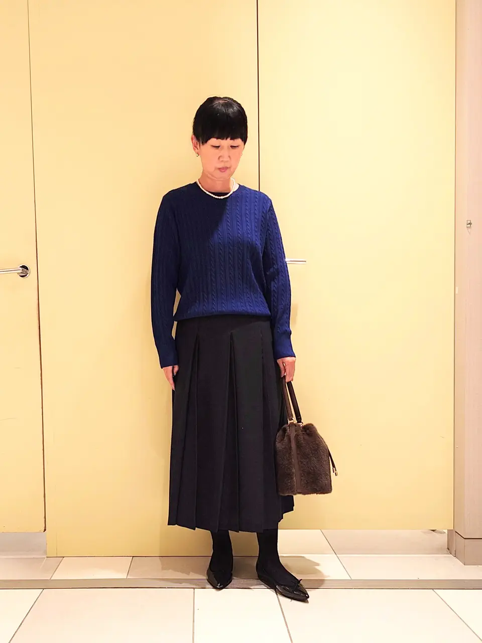J.PRESS LADIES L スタッフ コーディネート画像