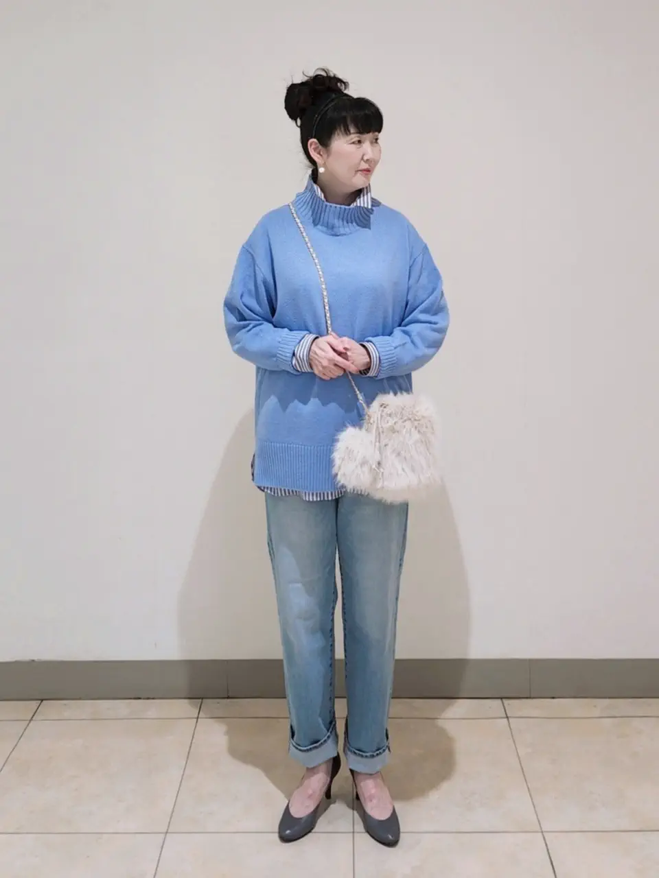 J.PRESS LADIES L スタッフ コーディネート画像