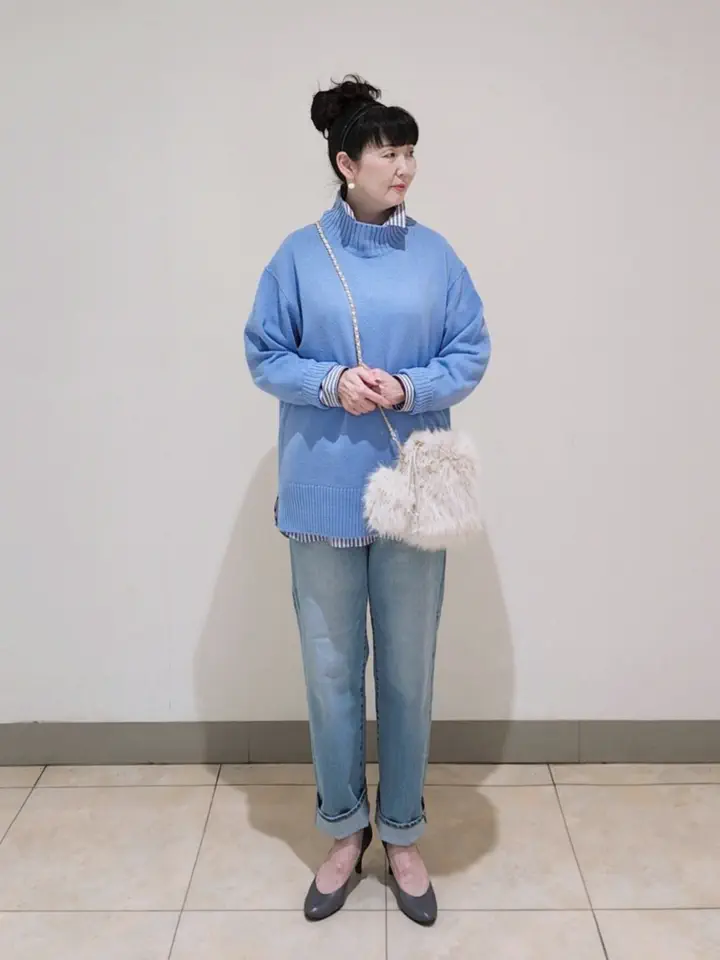 J.PRESS LADIES L スタッフ コーディネート画像