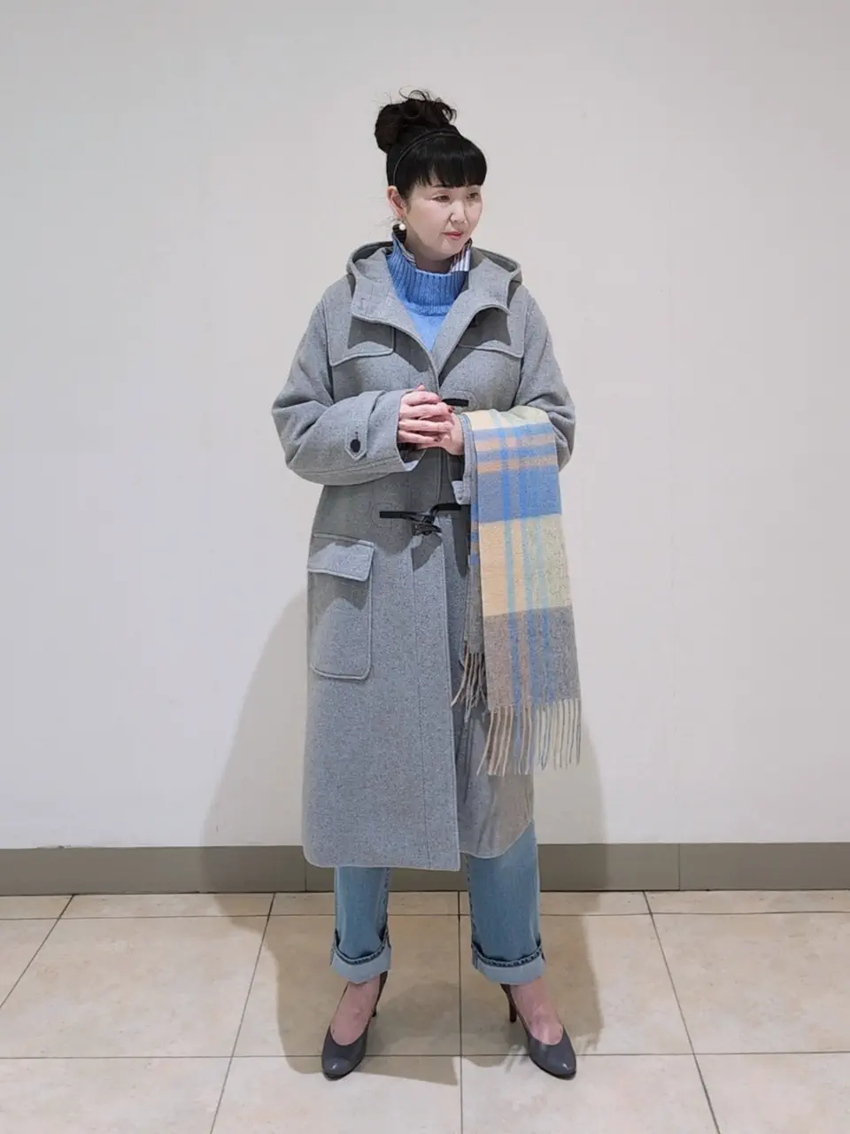 J.PRESS LADIES L スタッフ コーディネート画像