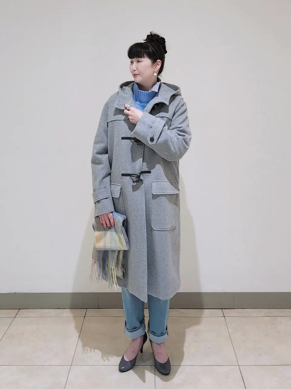 J.PRESS LADIES L スタッフ コーディネート画像