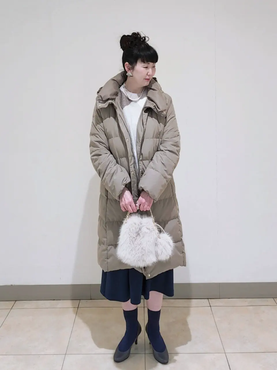 J.PRESS LADIES L スタッフ コーディネート画像