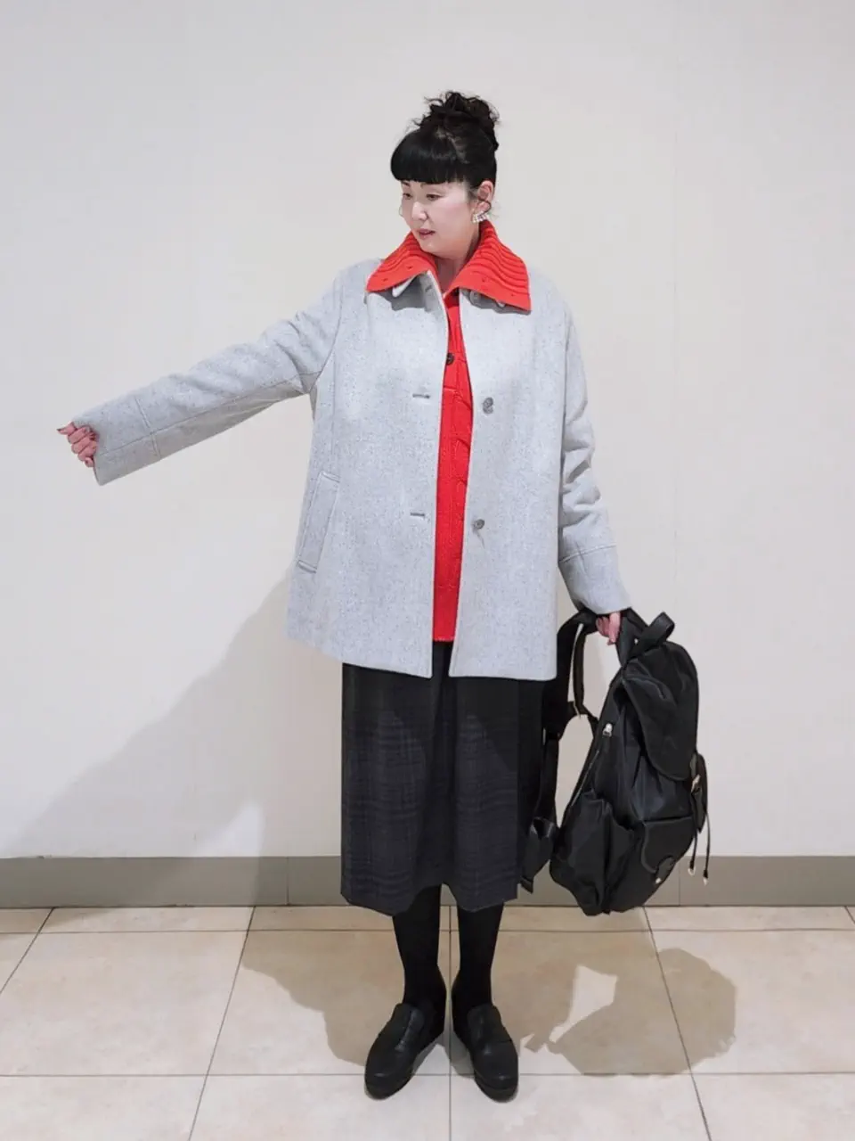 J.PRESS LADIES L スタッフ コーディネート画像