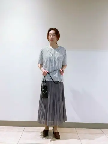 J.PRESS LADIES L スタッフ コーディネート画像