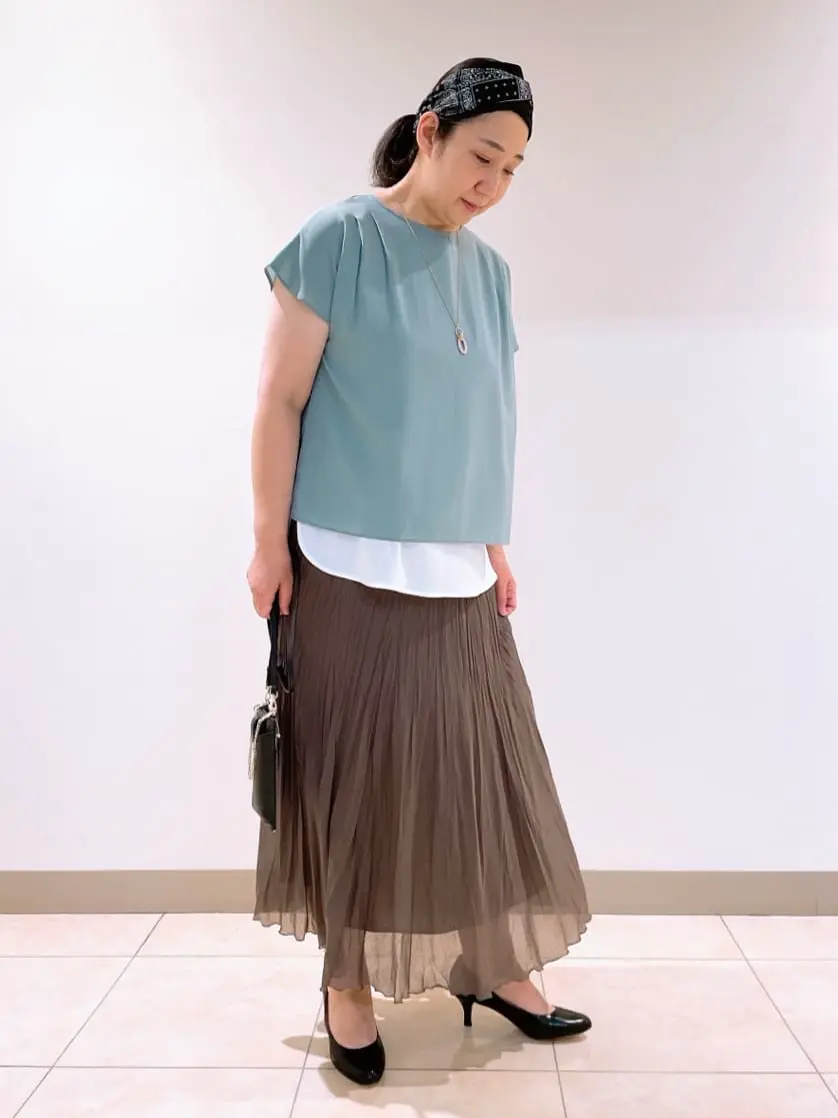 J.PRESS LADIES L スタッフ コーディネート画像