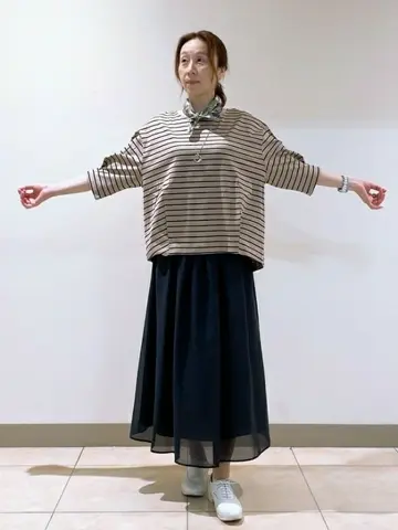 J.PRESS LADIES L スタッフ コーディネート画像