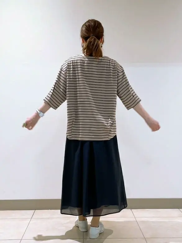 J.PRESS LADIES L スタッフ コーディネート画像