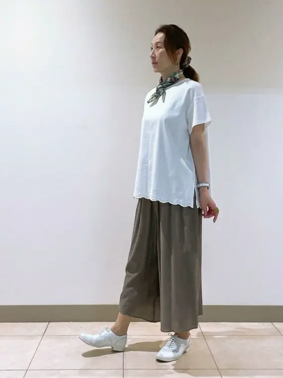 J.PRESS LADIES L スタッフ コーディネート画像
