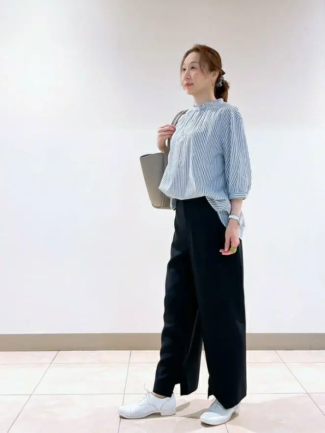 J.PRESS LADIES L スタッフ コーディネート画像