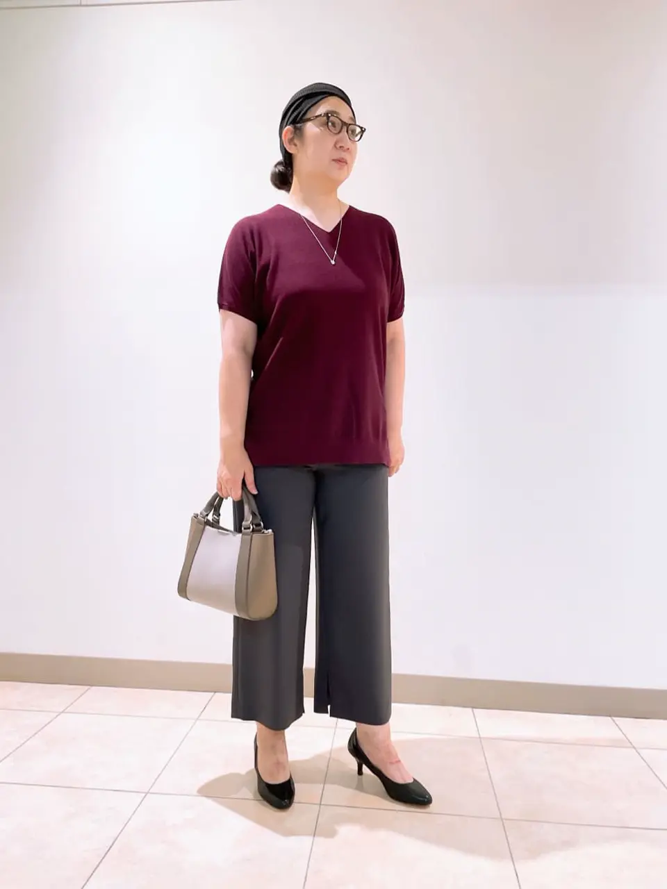 J.PRESS LADIES L スタッフ コーディネート画像