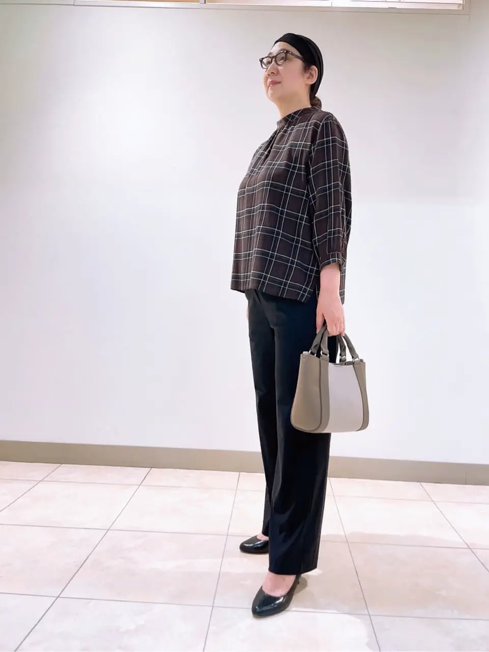 J.PRESS LADIES L スタッフ コーディネート画像