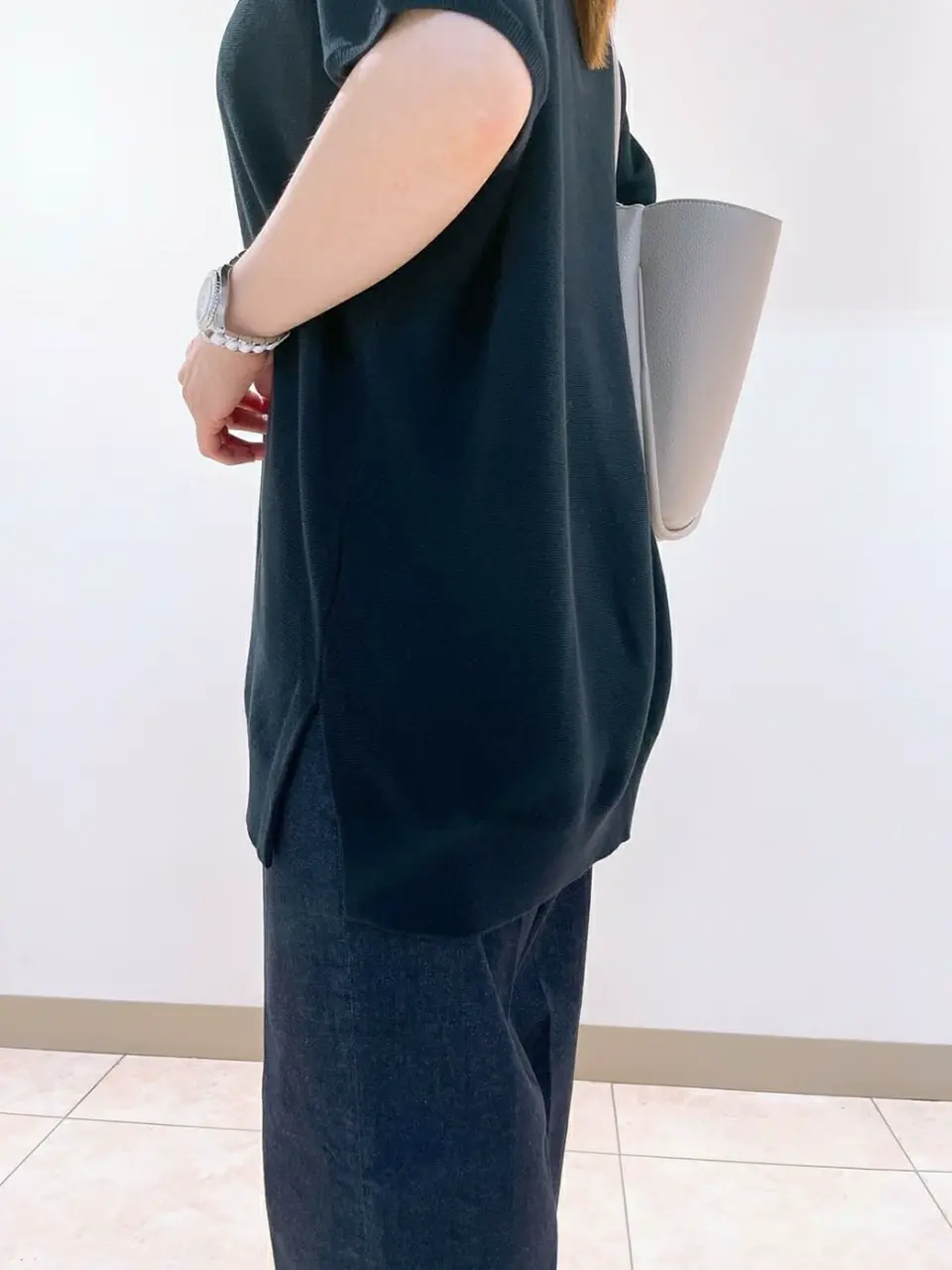 J.PRESS LADIES L スタッフ コーディネート画像