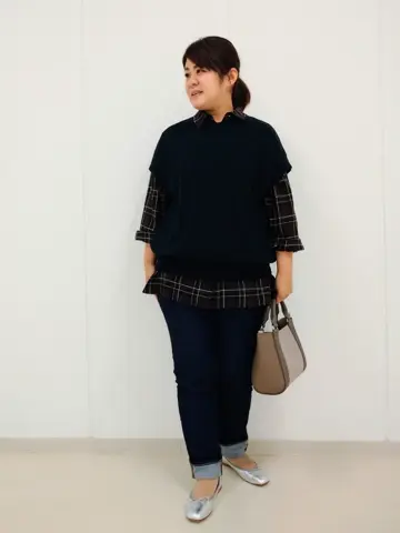J.PRESS LADIES L 河野 コーディネート画像