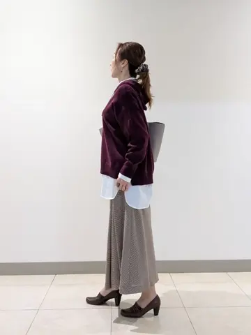 J.PRESS LADIES L スタッフ コーディネート画像