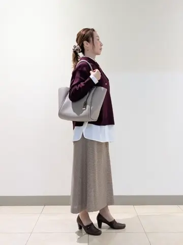 J.PRESS LADIES L スタッフ コーディネート画像