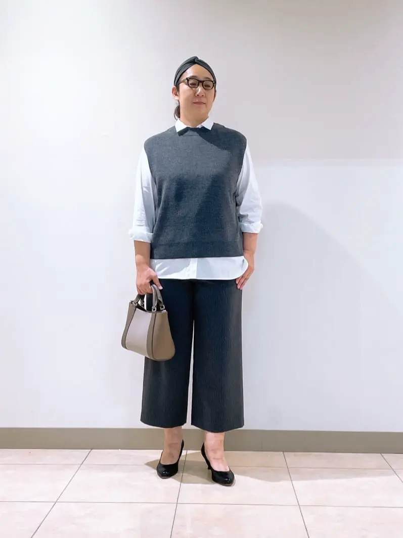 J.PRESS LADIES L スタッフ コーディネート画像