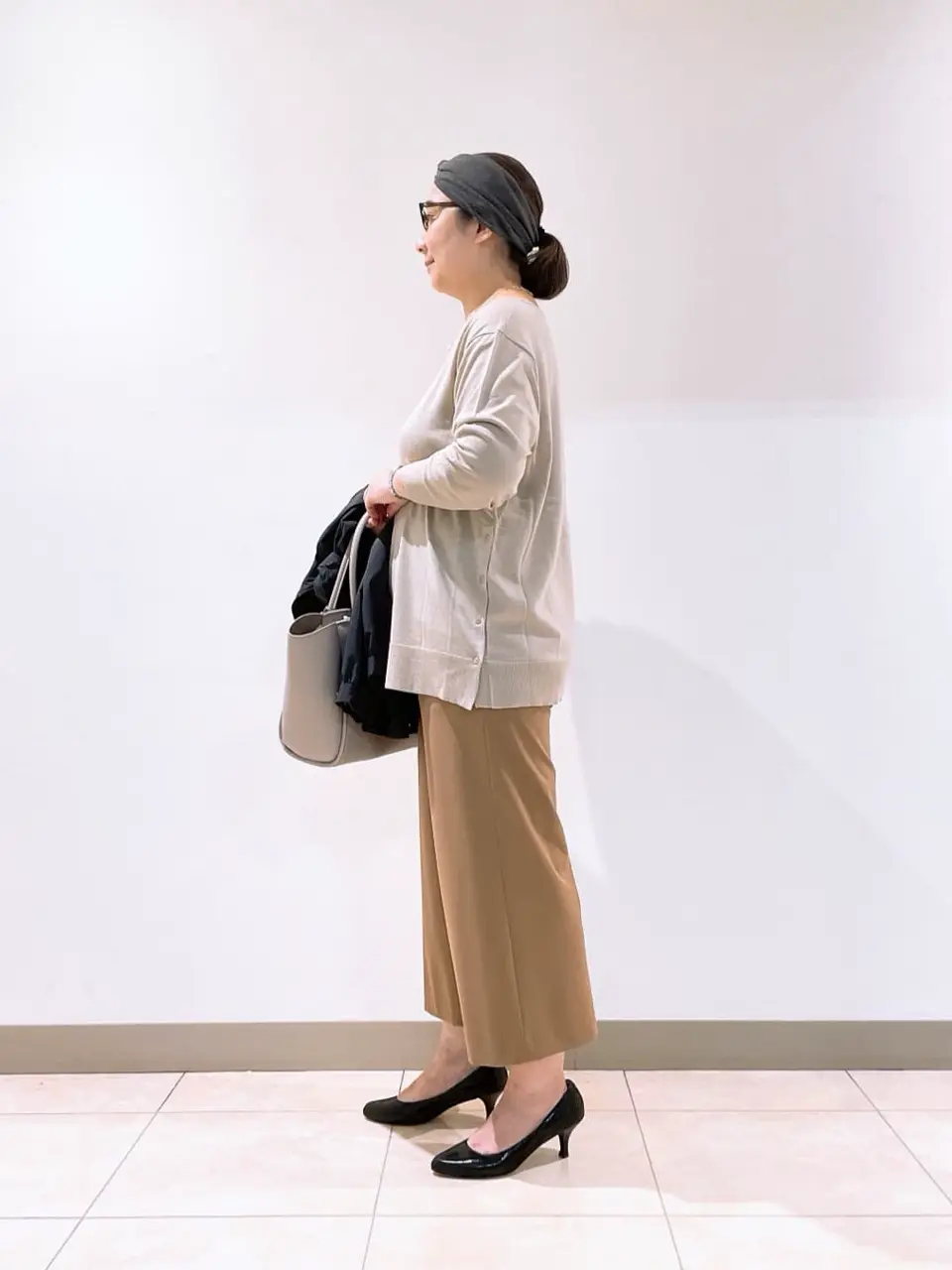 J.PRESS LADIES L スタッフ コーディネート画像