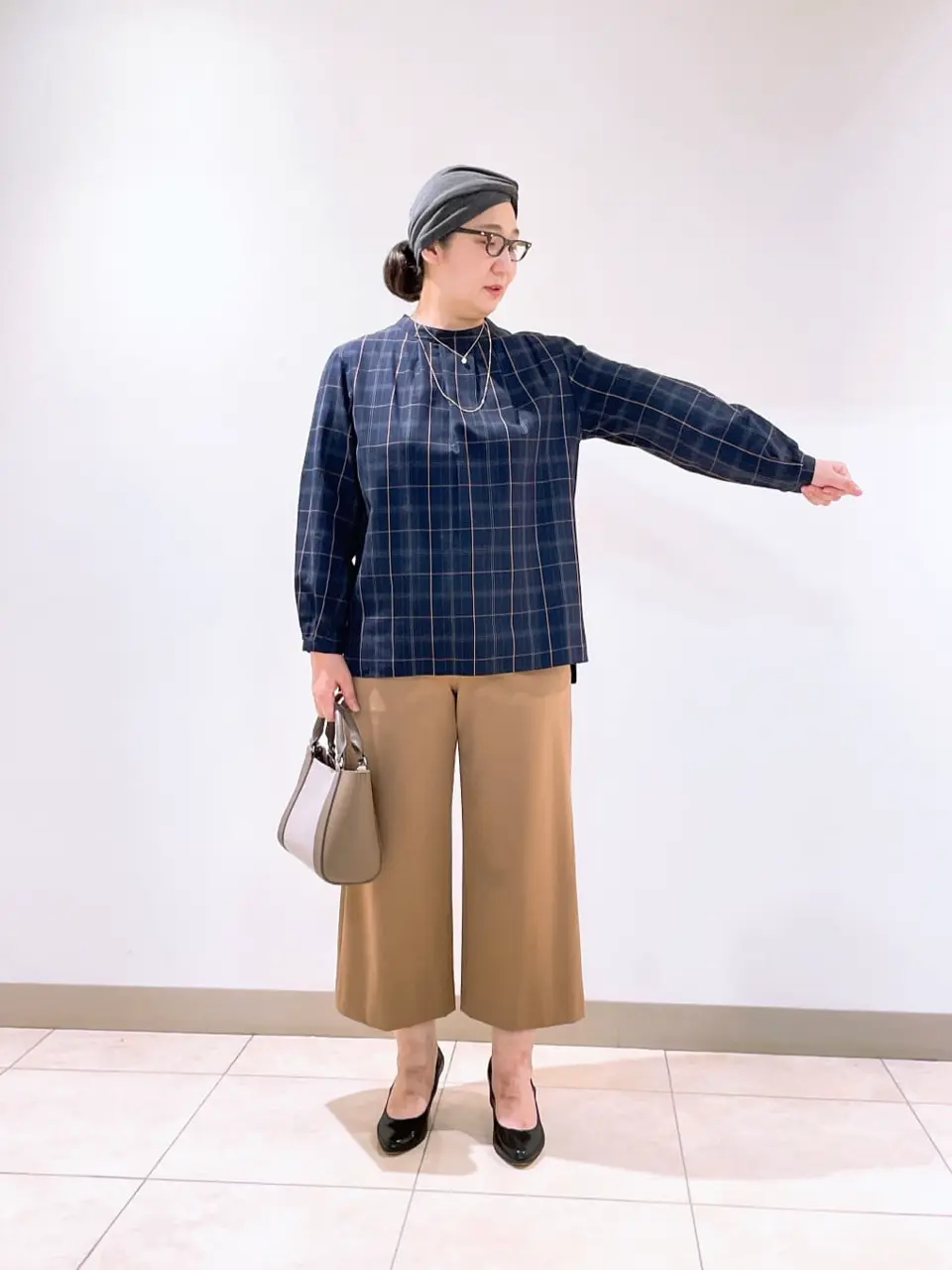 J.PRESS LADIES L スタッフ コーディネート画像