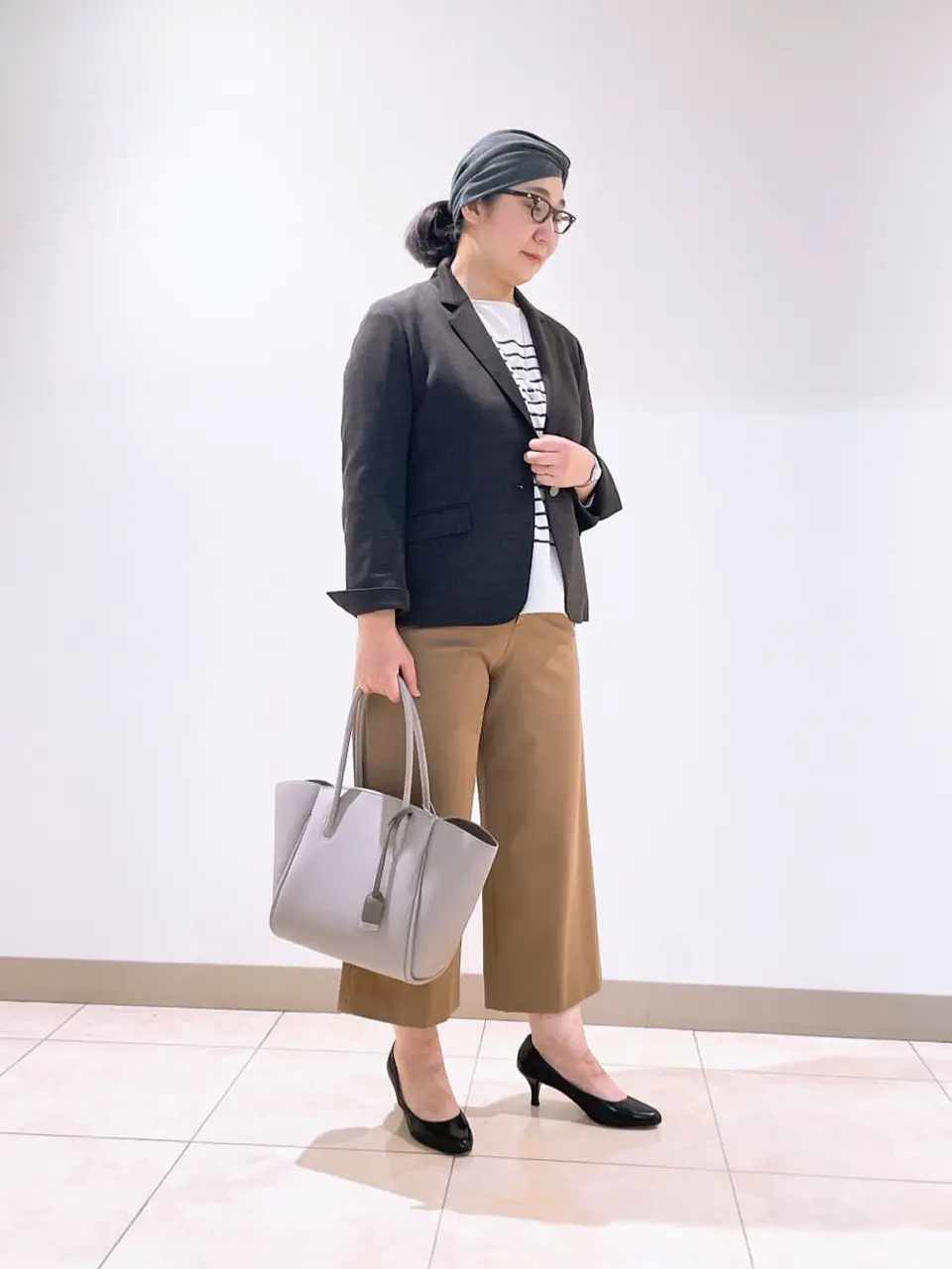 J.PRESS LADIES L スタッフ コーディネート画像