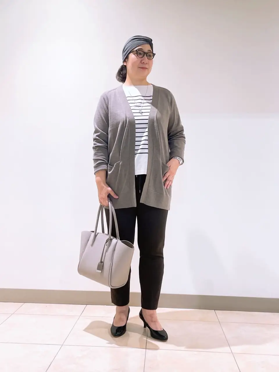 J.PRESS LADIES L スタッフ コーディネート画像