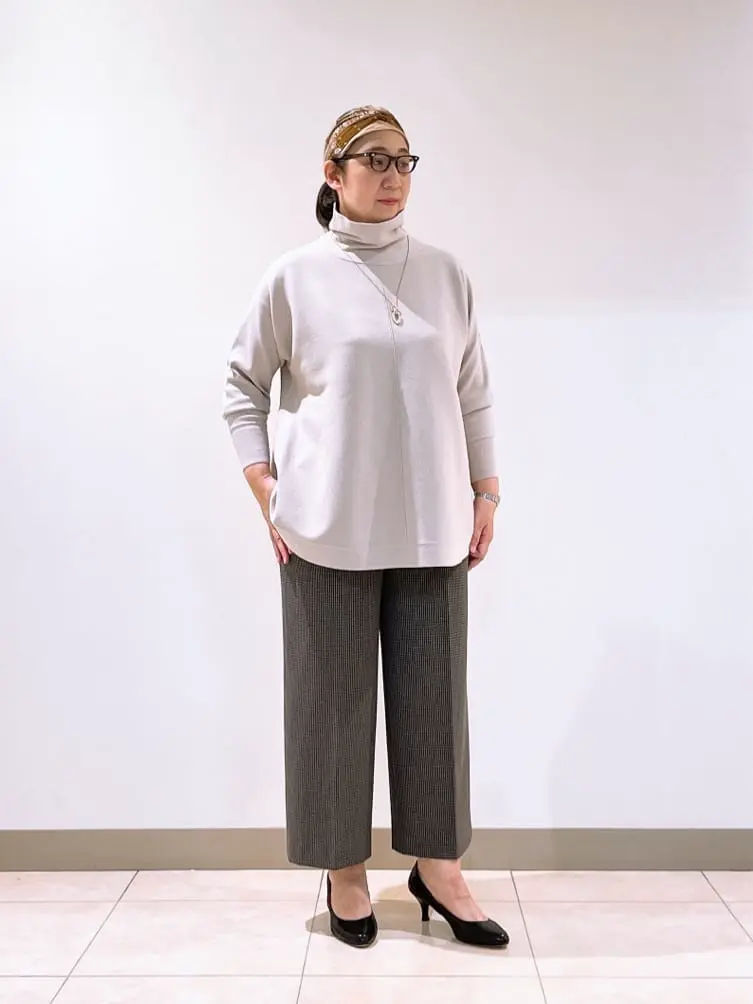 J.PRESS LADIES L スタッフ コーディネート画像