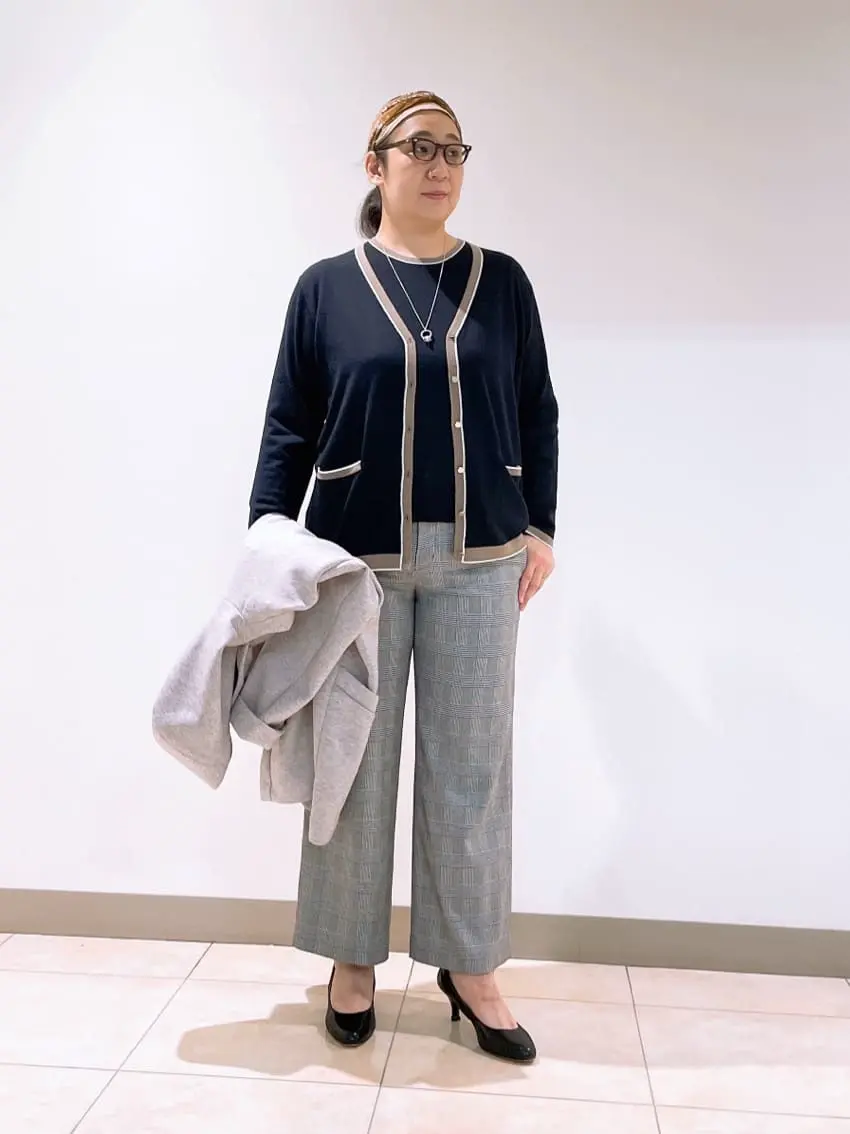 J.PRESS LADIES L スタッフ コーディネート画像