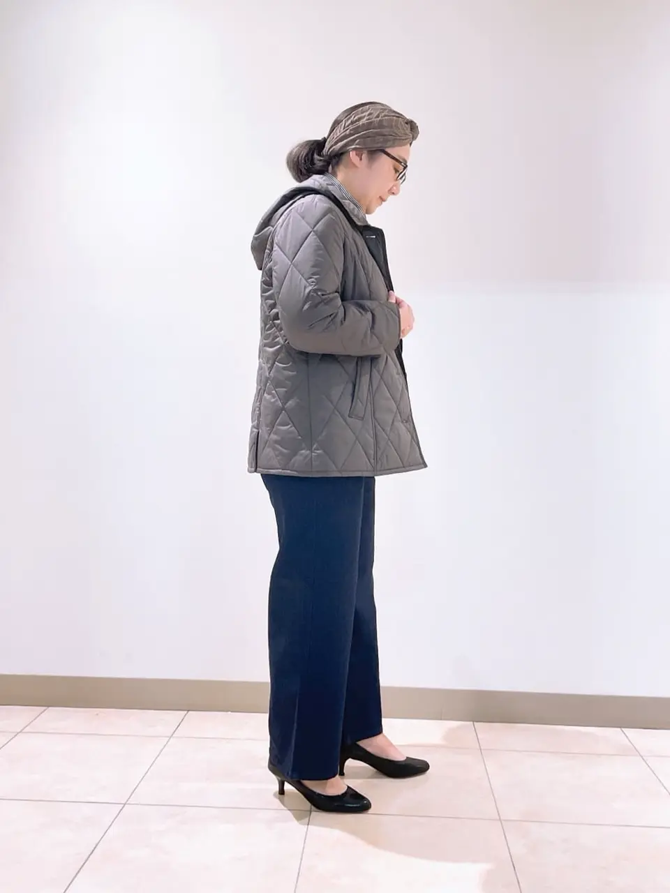 J.PRESS LADIES L スタッフ コーディネート画像