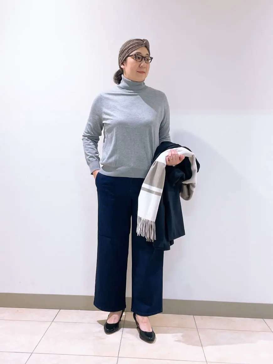 J.PRESS LADIES L スタッフ コーディネート画像