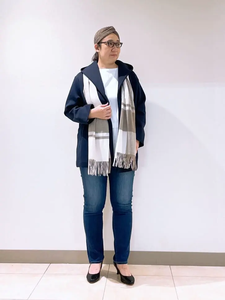 J.PRESS LADIES L スタッフ コーディネート画像