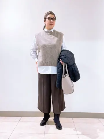 J.PRESS LADIES L スタッフ コーディネート画像