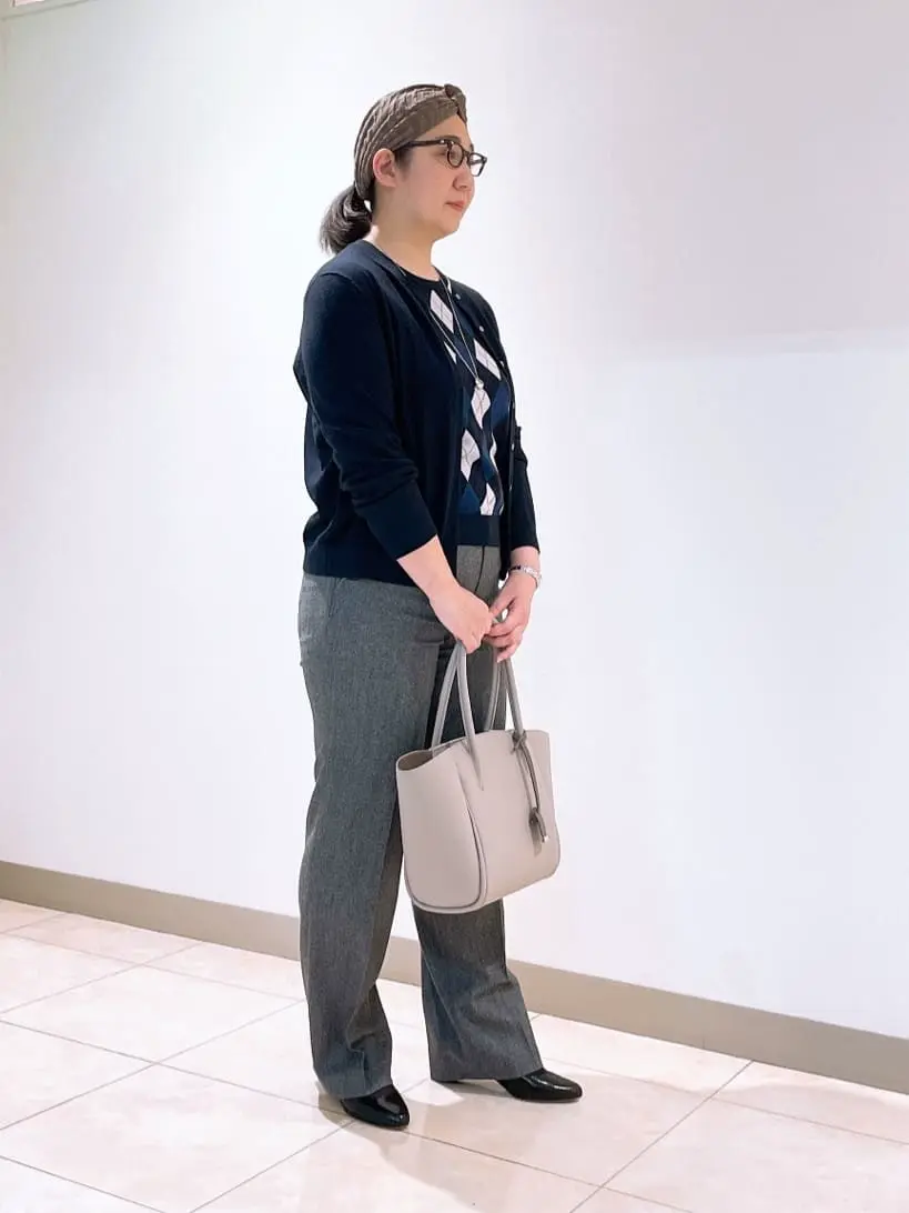 J.PRESS LADIES L スタッフ コーディネート画像