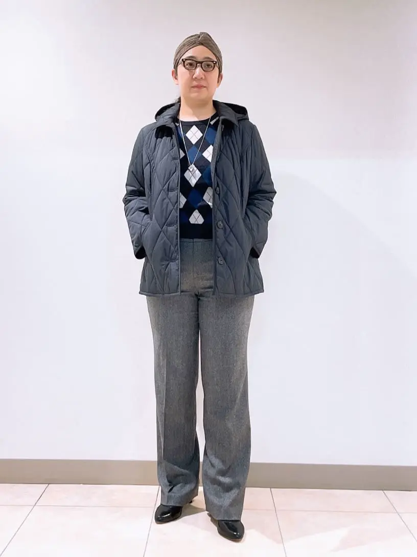 J.PRESS LADIES L スタッフ コーディネート画像