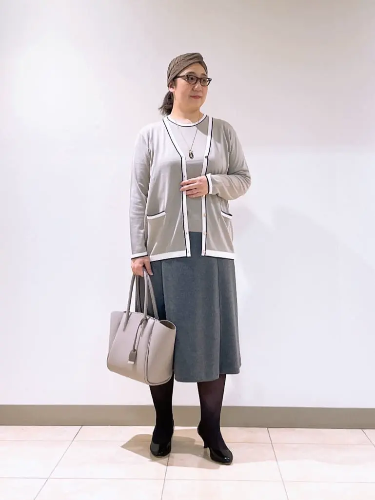 J.PRESS LADIES L スタッフ コーディネート画像