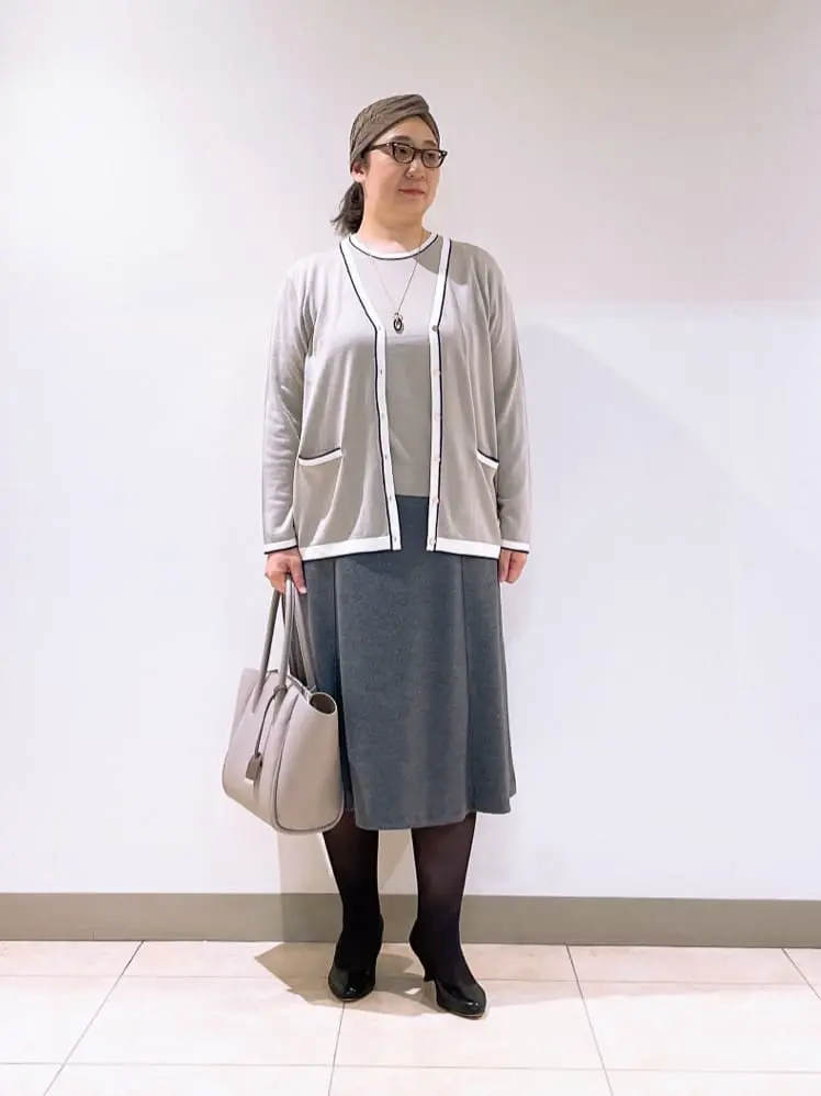 J.PRESS LADIES L スタッフ コーディネート画像