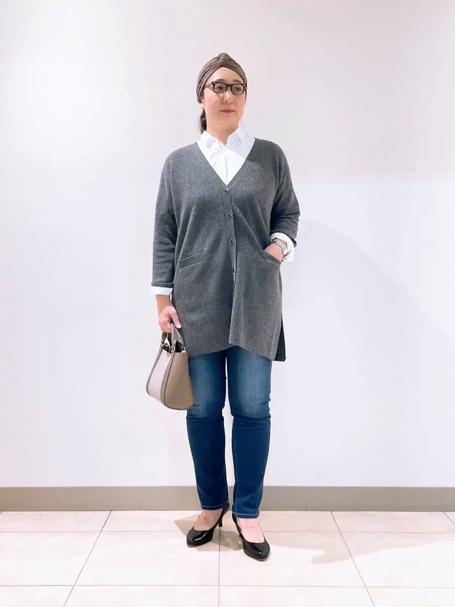 J.PRESS LADIES L スタッフ コーディネート画像