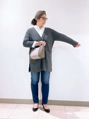 J.PRESS LADIES L スタッフ コーディネート画像