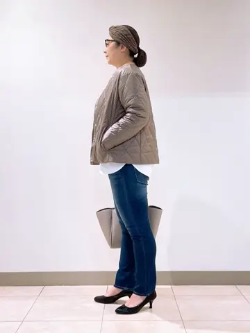 J.PRESS LADIES L スタッフ コーディネート画像