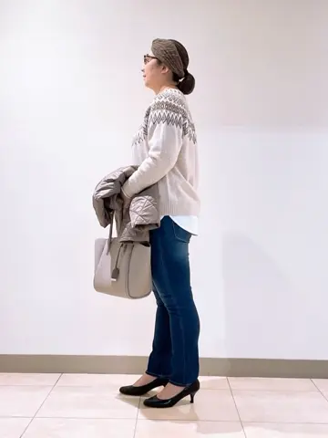 J.PRESS LADIES L スタッフ コーディネート画像