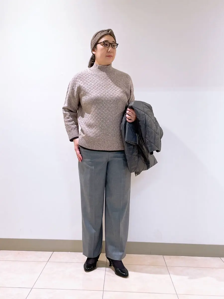 J.PRESS LADIES L スタッフ コーディネート画像