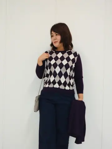 J.PRESS LADIES L 河野 コーディネート画像