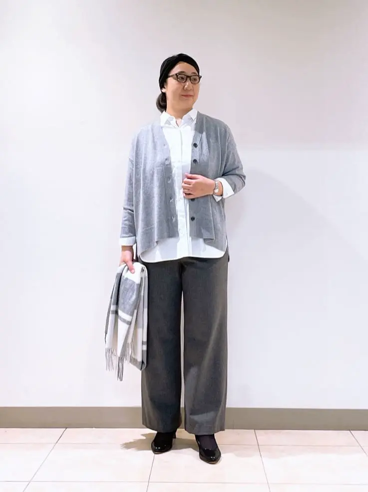 J.PRESS LADIES L スタッフ コーディネート画像