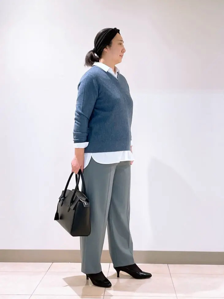 J.PRESS LADIES L スタッフ コーディネート画像