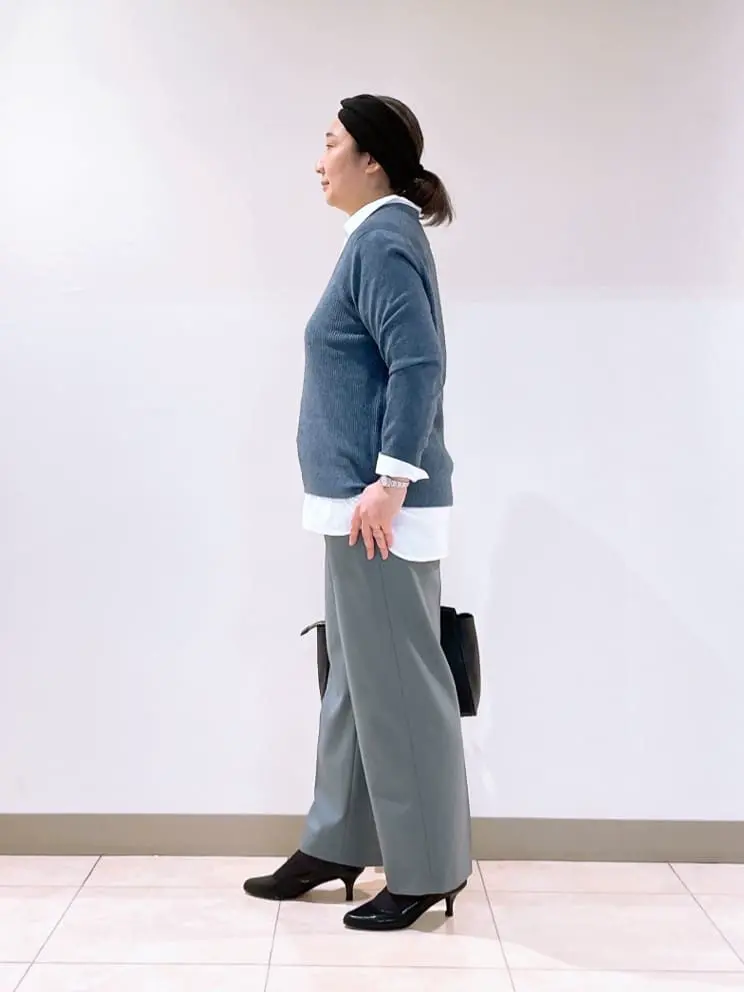 J.PRESS LADIES L スタッフ コーディネート画像