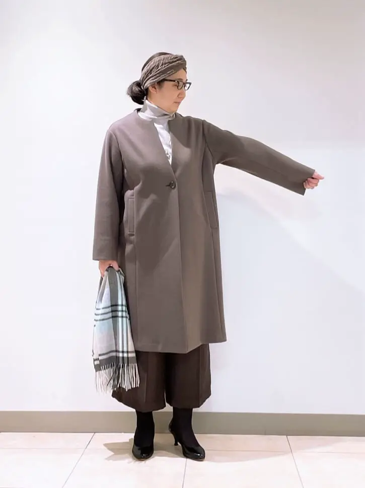 J.PRESS LADIES L スタッフ コーディネート画像