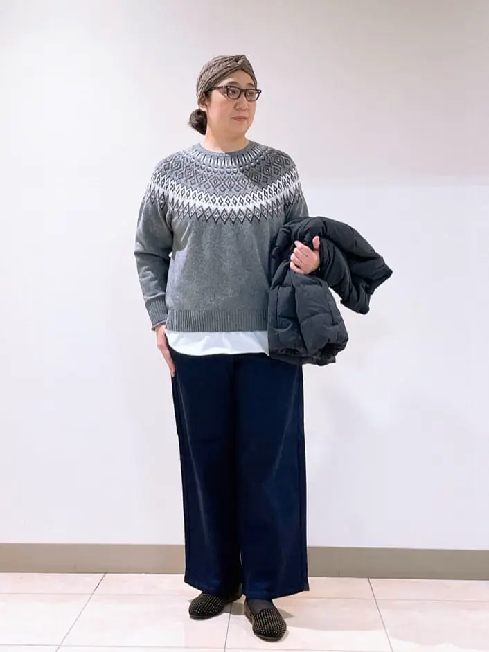 J.PRESS LADIES L スタッフ コーディネート画像